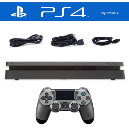 Slim Konsole Days of Play Limited Edition Steel Black inkl. ORIGINAL Controller