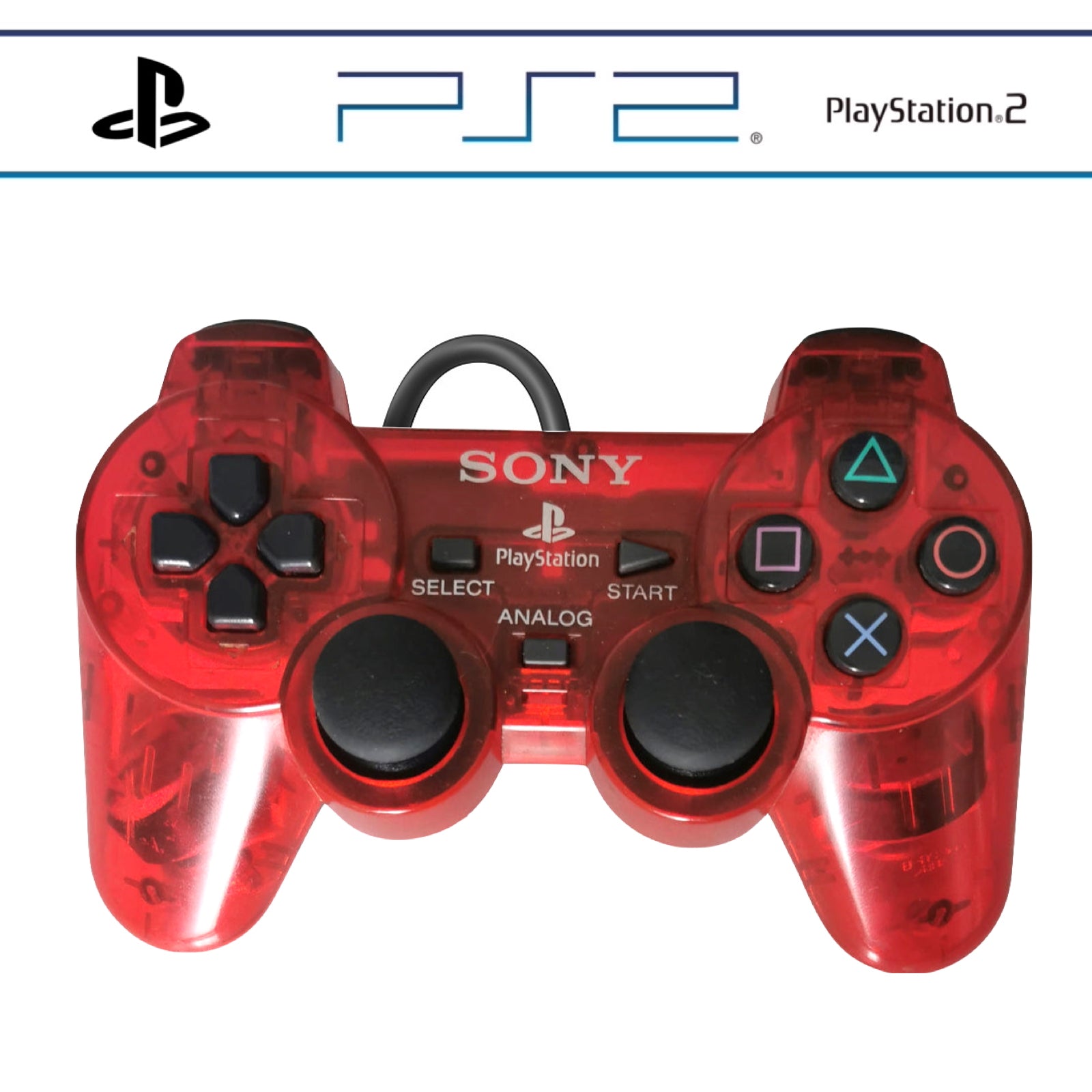 MANETTE OFFICIELLE SONY PlayStation 2 PS2 Bleu Transparent EUR 14,90 MANETTE OFFICIELLE SONY PlayStation 2 PS2 Bleu Transparent EUR 14,90