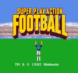 Super Play Action Football [NTSC]