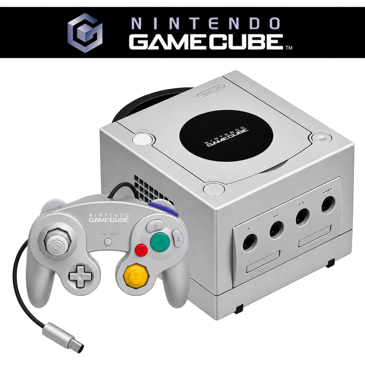 Konsole Platinum Silver inkl. ORIGINAL Controller