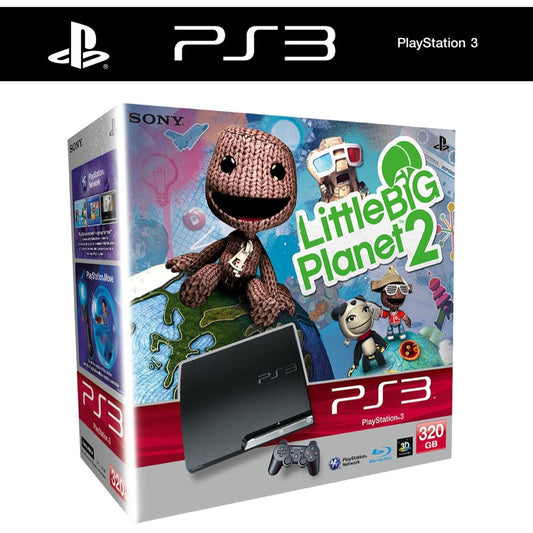 Slim Konsole 320GB + Little Big Planet 2 in OVP