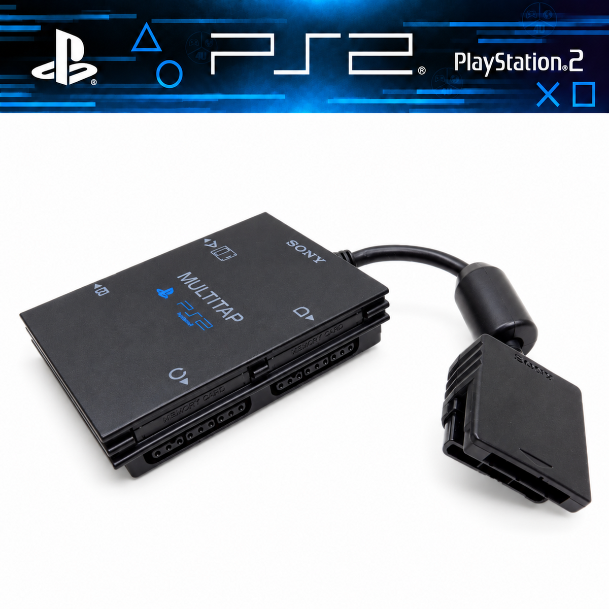 Original 4-Spieler Adapter Multitap für Slim-Konsolen