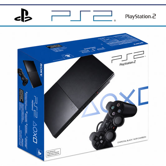 Slim Konsole schwarz 2G inkl. Controller in OVP