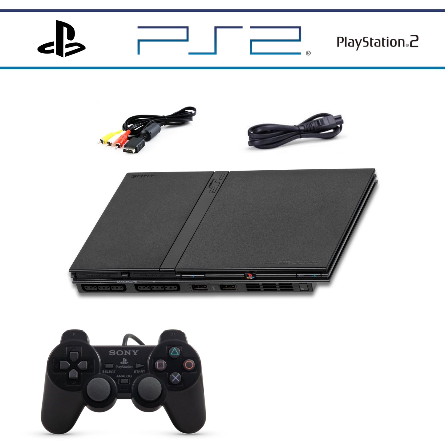 Slim Konsole schwarz inkl. Controller in OVP