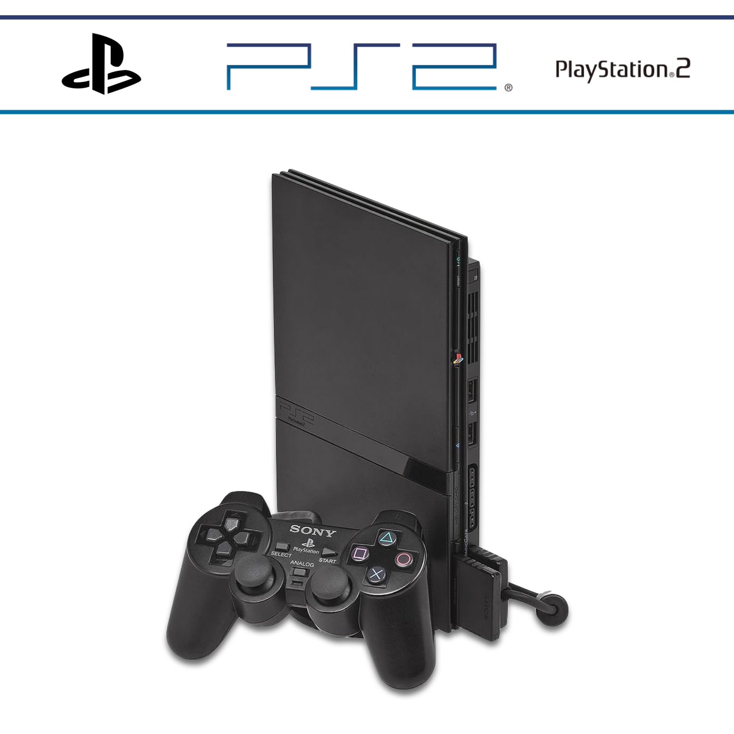 Slim Konsole schwarz inkl. Controller in OVP
