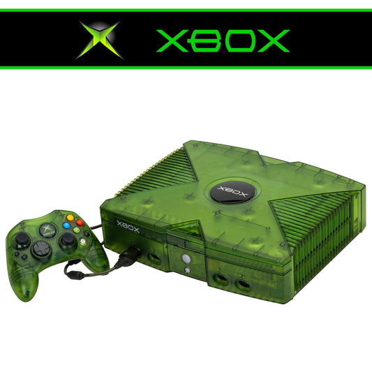 Konsole Crystal Green inkl. ORIGINAL Controller