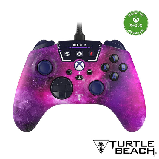 Turtle Beach React-R Wired Controller Galactic Purple