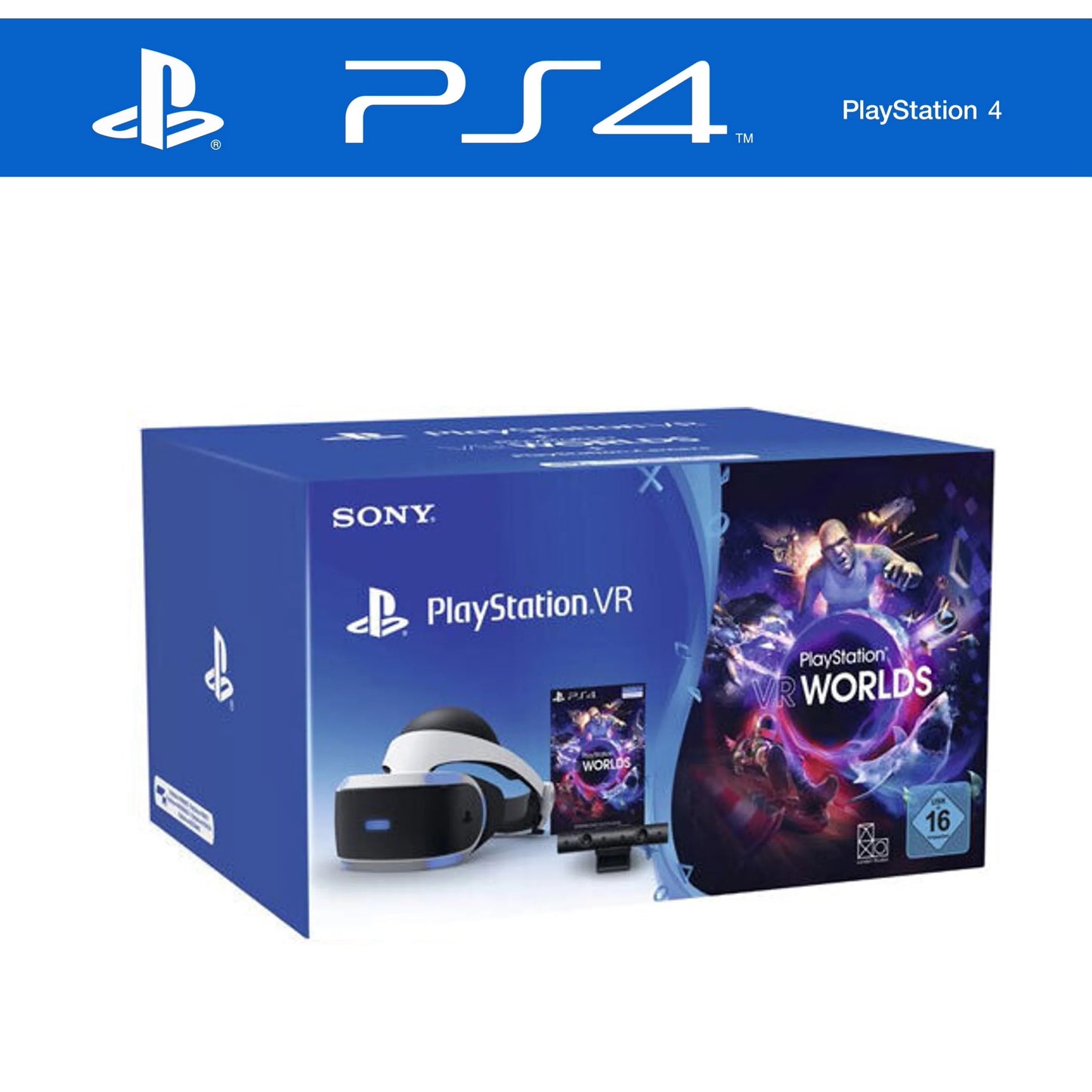 Sony PlayStation VR Brille V2 + Kamera V2 + VR Worlds in OVP