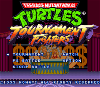 Teenage Mutant Hero Turtles – Tournament Fighters