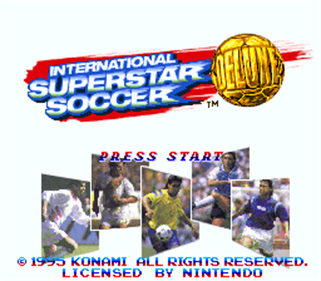 International Superstar Soccer ISS Deluxe