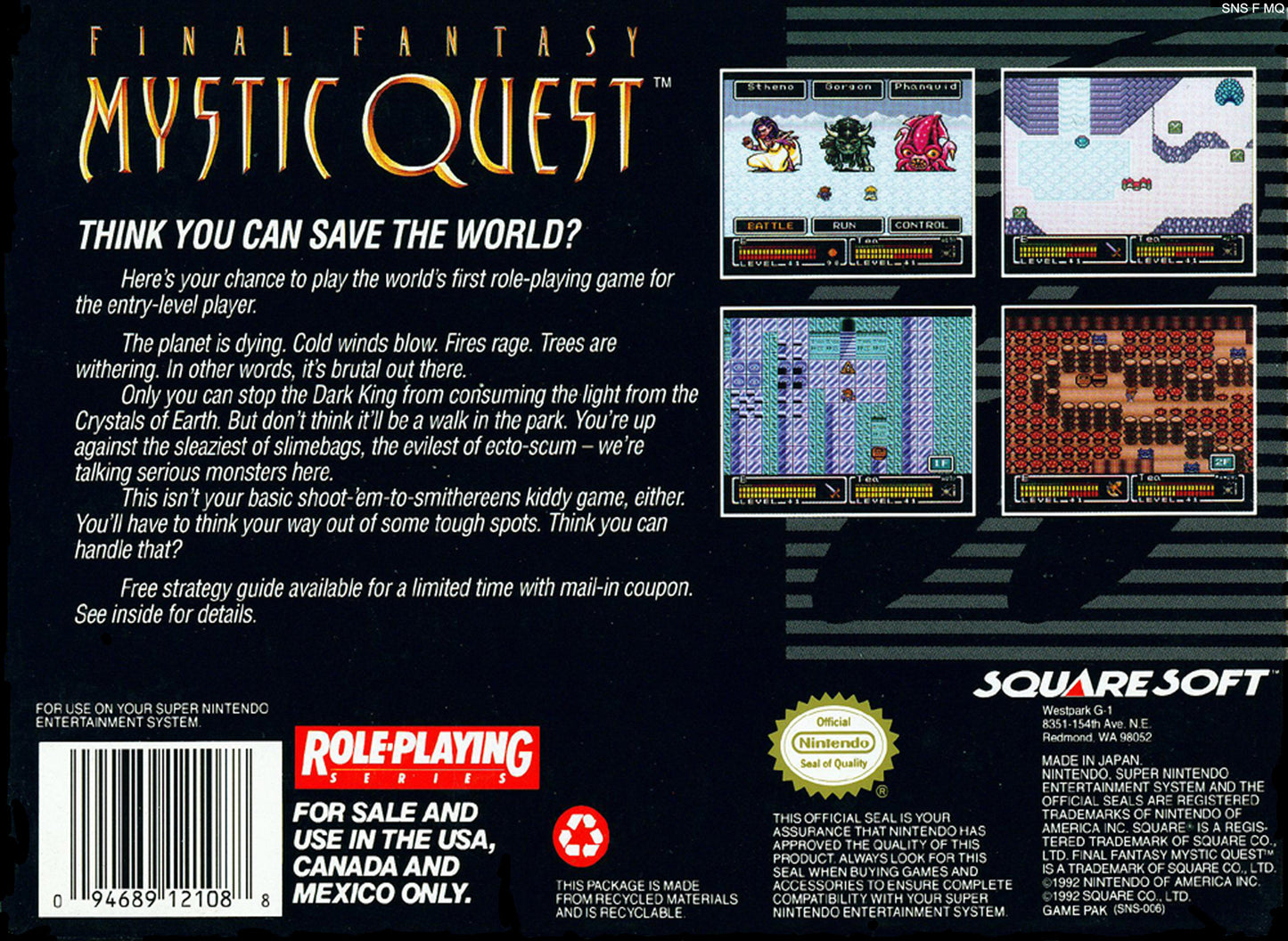 Mystic Quest Legend