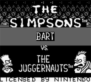 The Simpsons - Bart vs. The Juggernauts