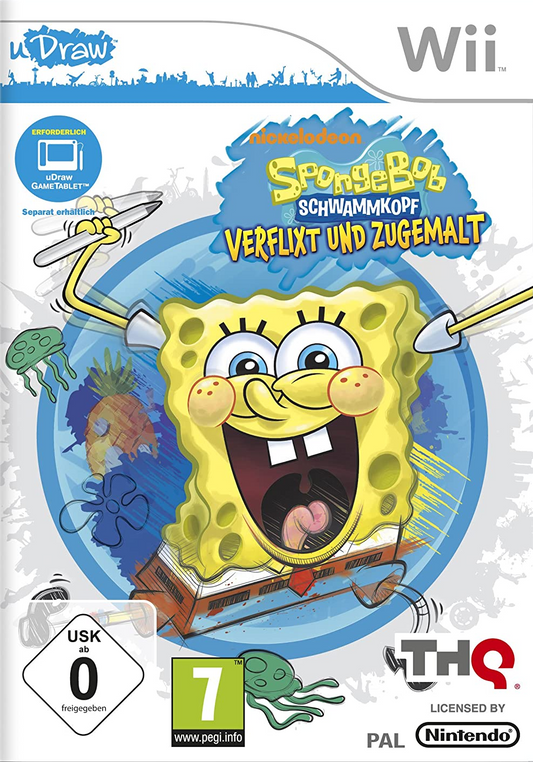 uDraw SpongeBob Schwammkopf Verflixt und zugemalt
