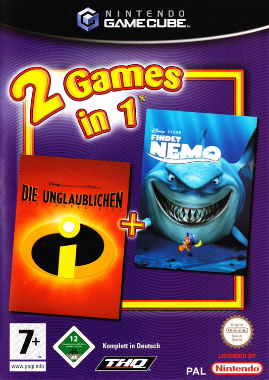 2 Games in 1 - Die Unglaublichen / Findet Nemo