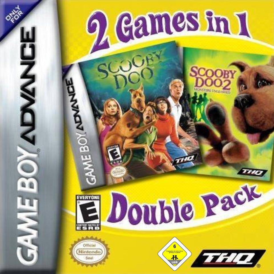 2 Games in 1 - Scooby Doo + Scooby Doo 2