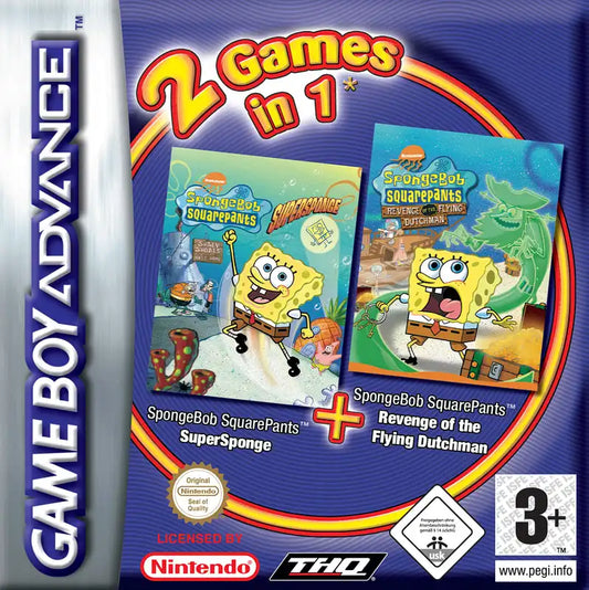 2 Games in 1 - SpongeBob Supersponge + Revenge of The Flying Dutchman
