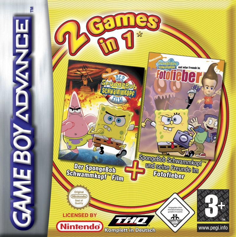 2 Games in 1 - SpongeBob Film + SpongeBob Fotofieber