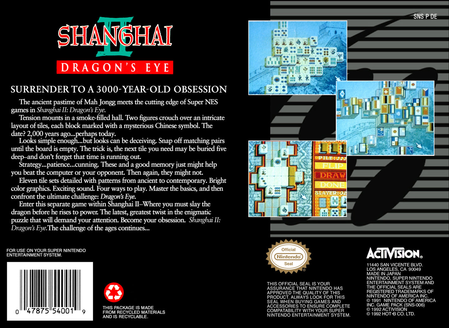 Shanghai II - Dragon's Eye