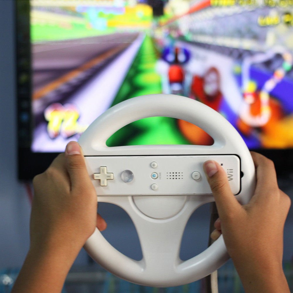 lenkrad mit pedalen für wii Lenkrad / Wheel in versch. Farben für Wii – GAMES-WORLD4YOU