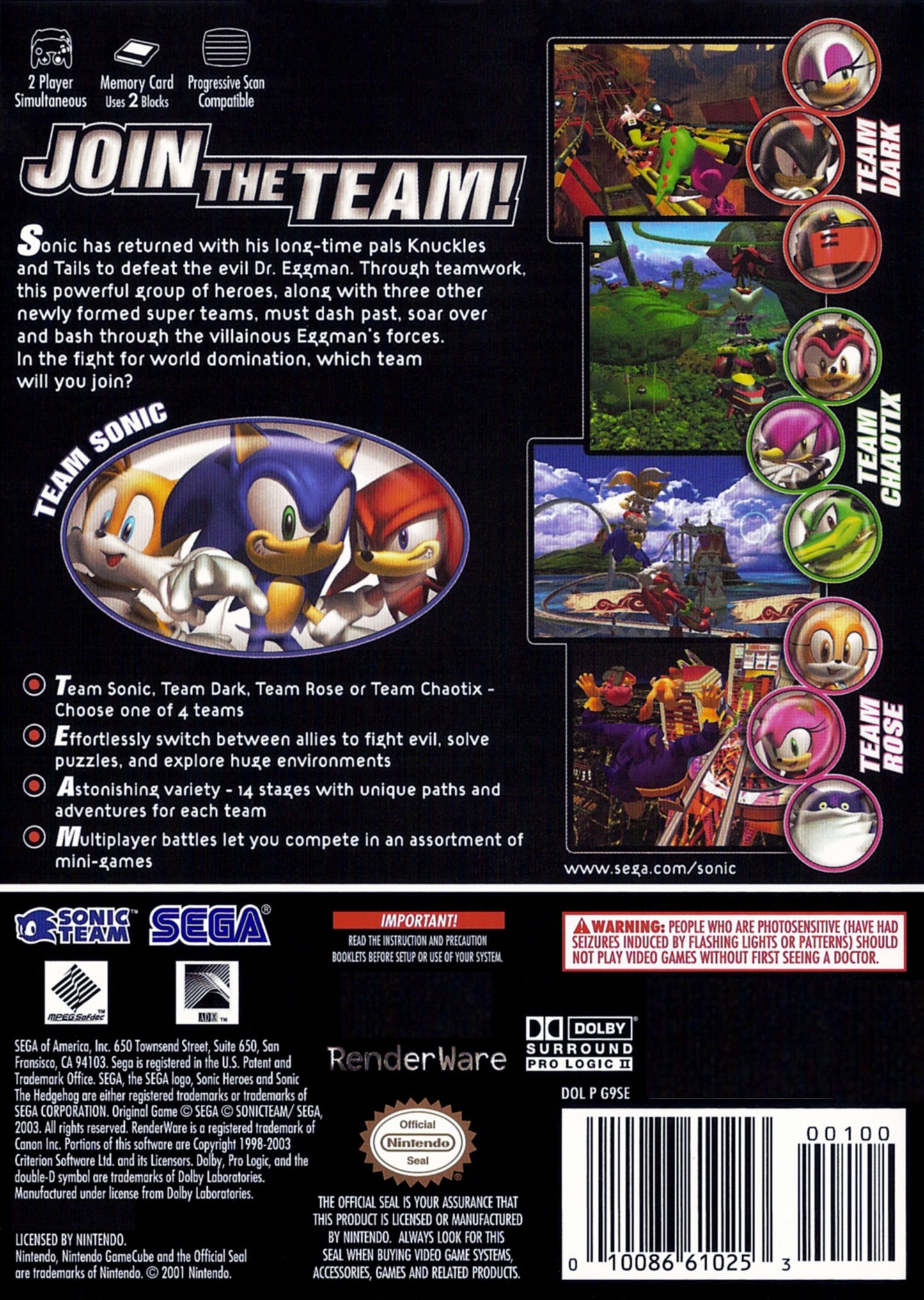 Sonic Heroes