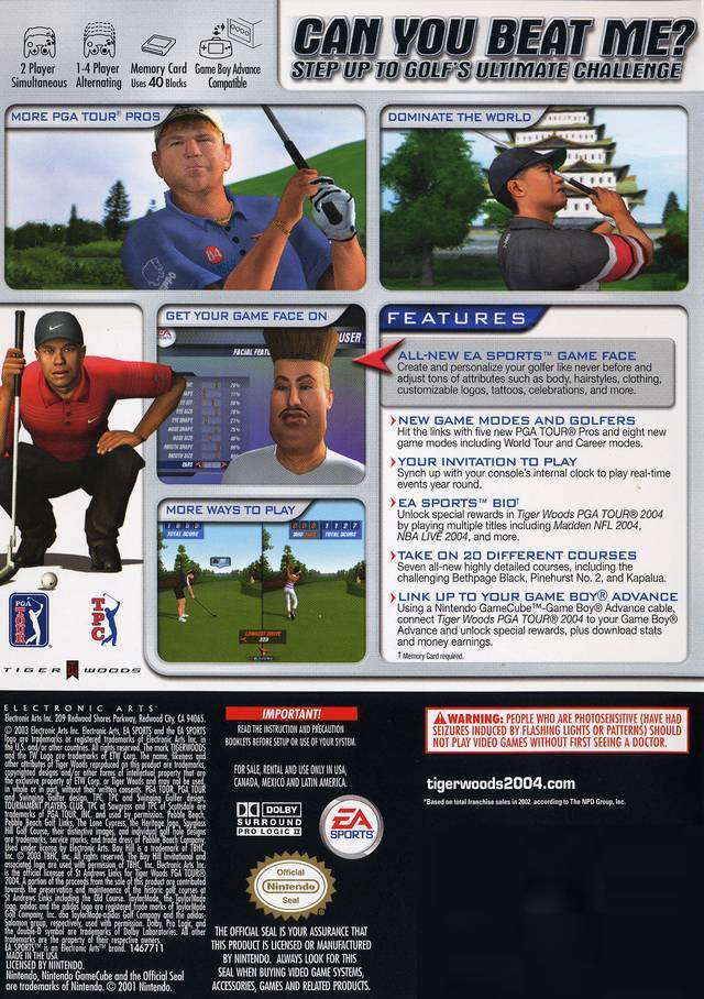 Tiger Woods PGA Tour 2004