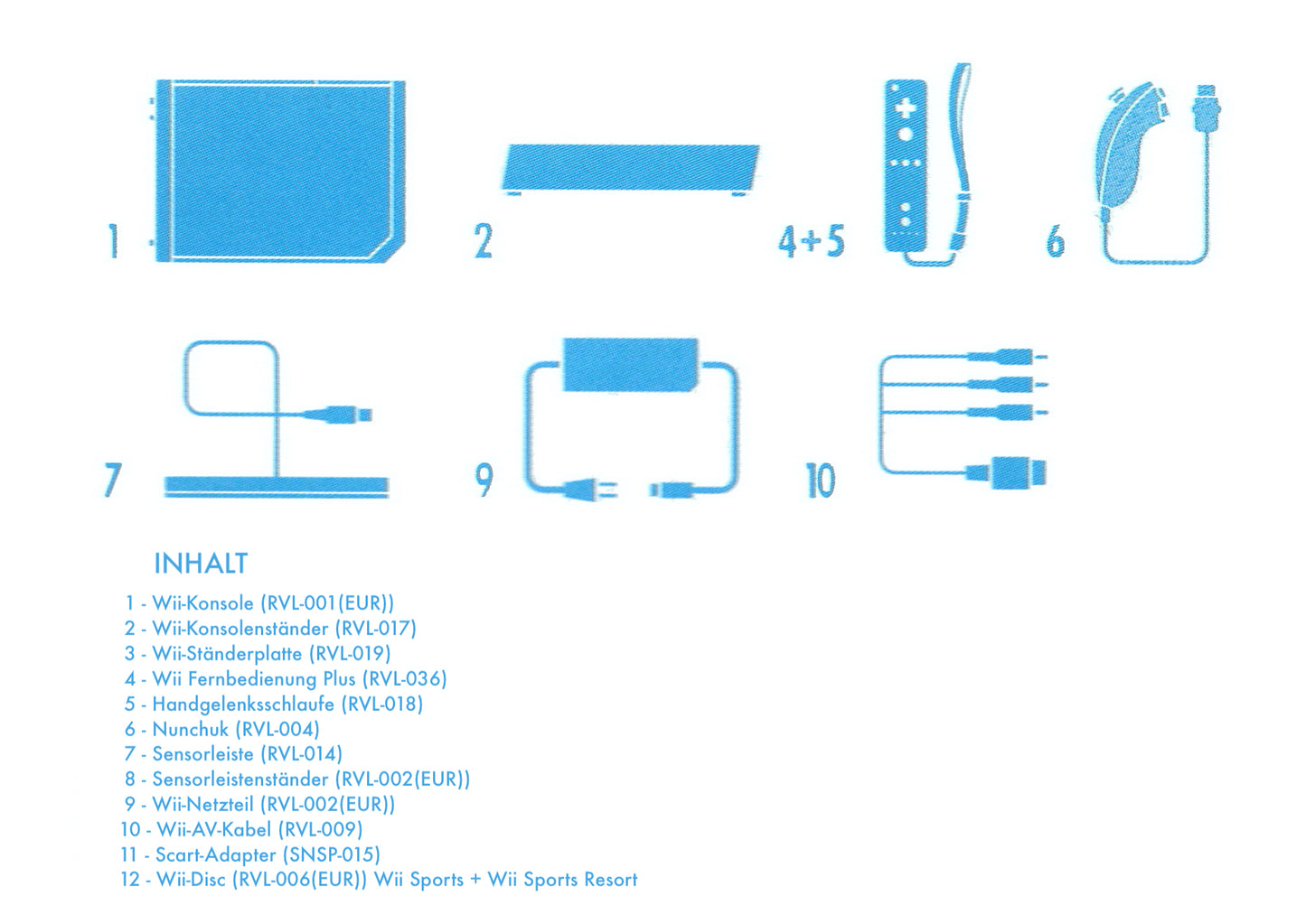 Wii "Sports + Sports Resort Pack" inkl. Controller, Sports & Sports Resort