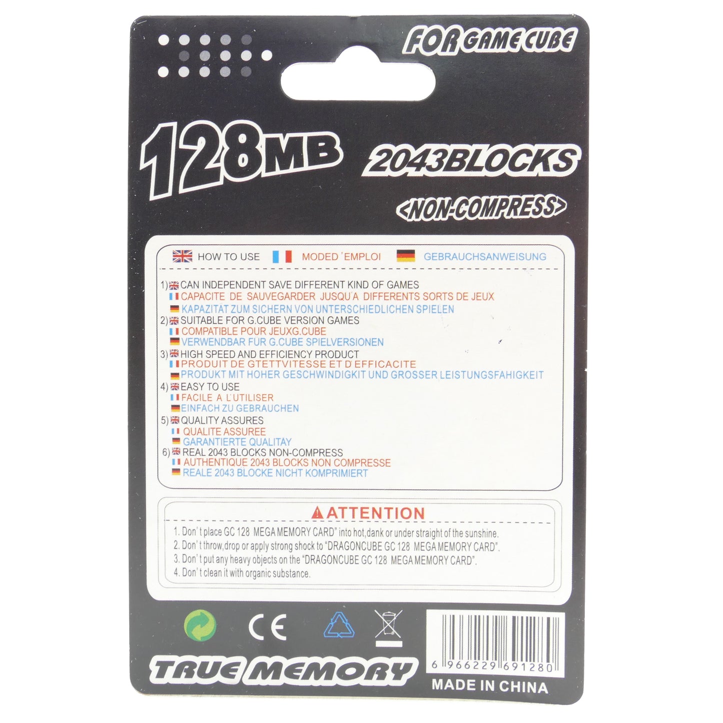 Memory Card / Speicherkarte 128 MB