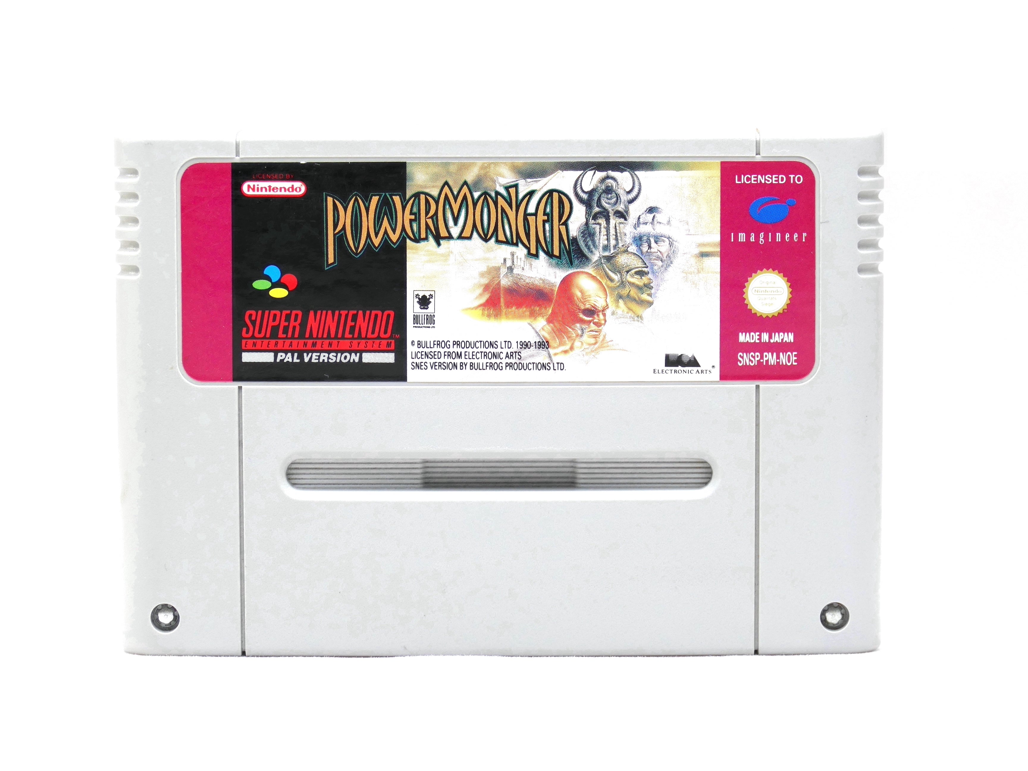 Powermonger Controls PowerMonger für Super Nintendo / SNES – GAMES-WORLD4YOU