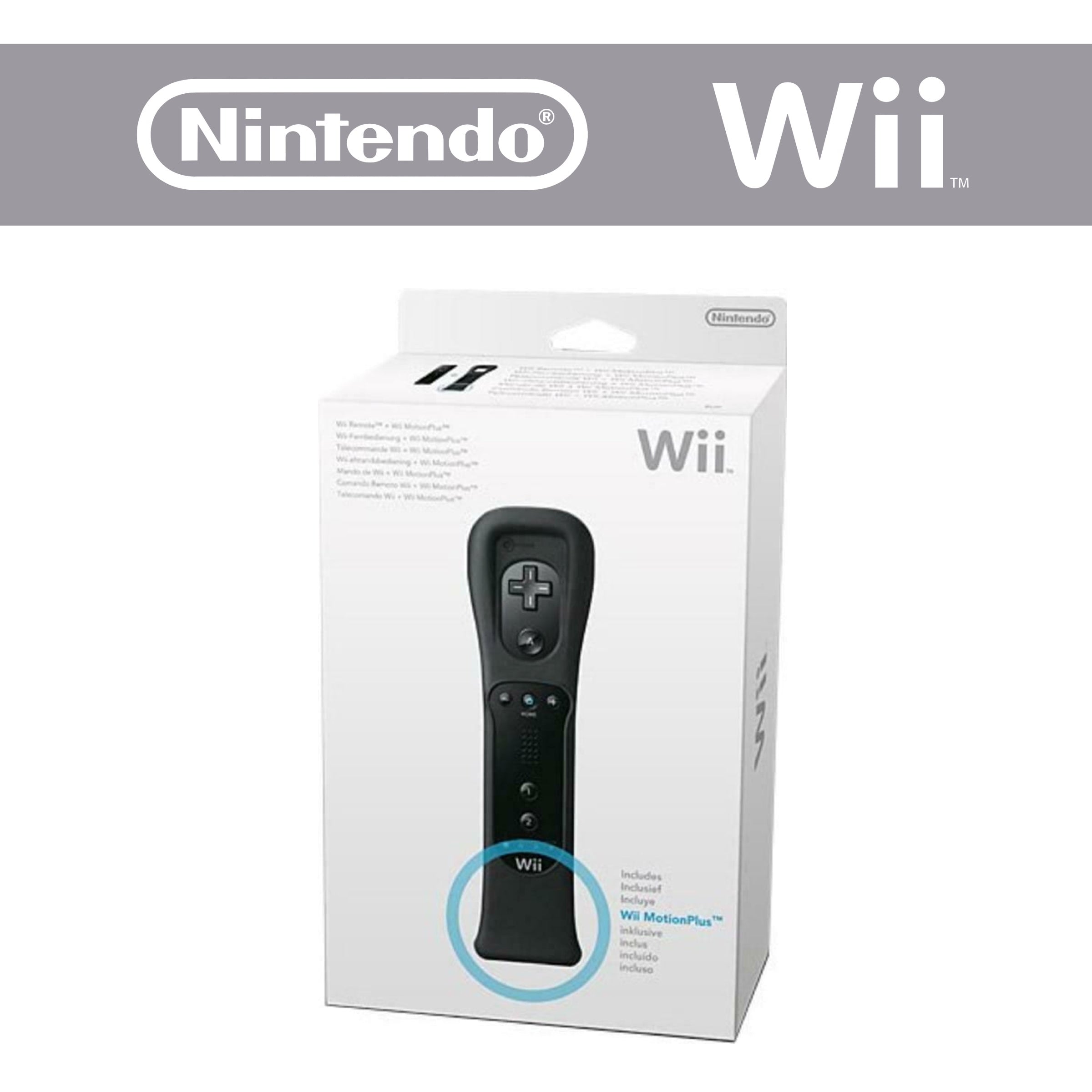 Remote Adapter Game Original Remote + Motion Plus Adapter in OVP für Nintendo Wii – GAMES ...