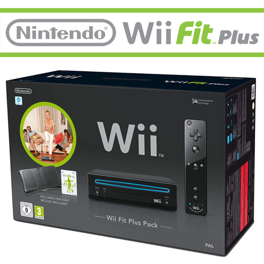 Wii "Fit Plus Pack" inkl. Controller, Balanceboard & Wii Fit Plus