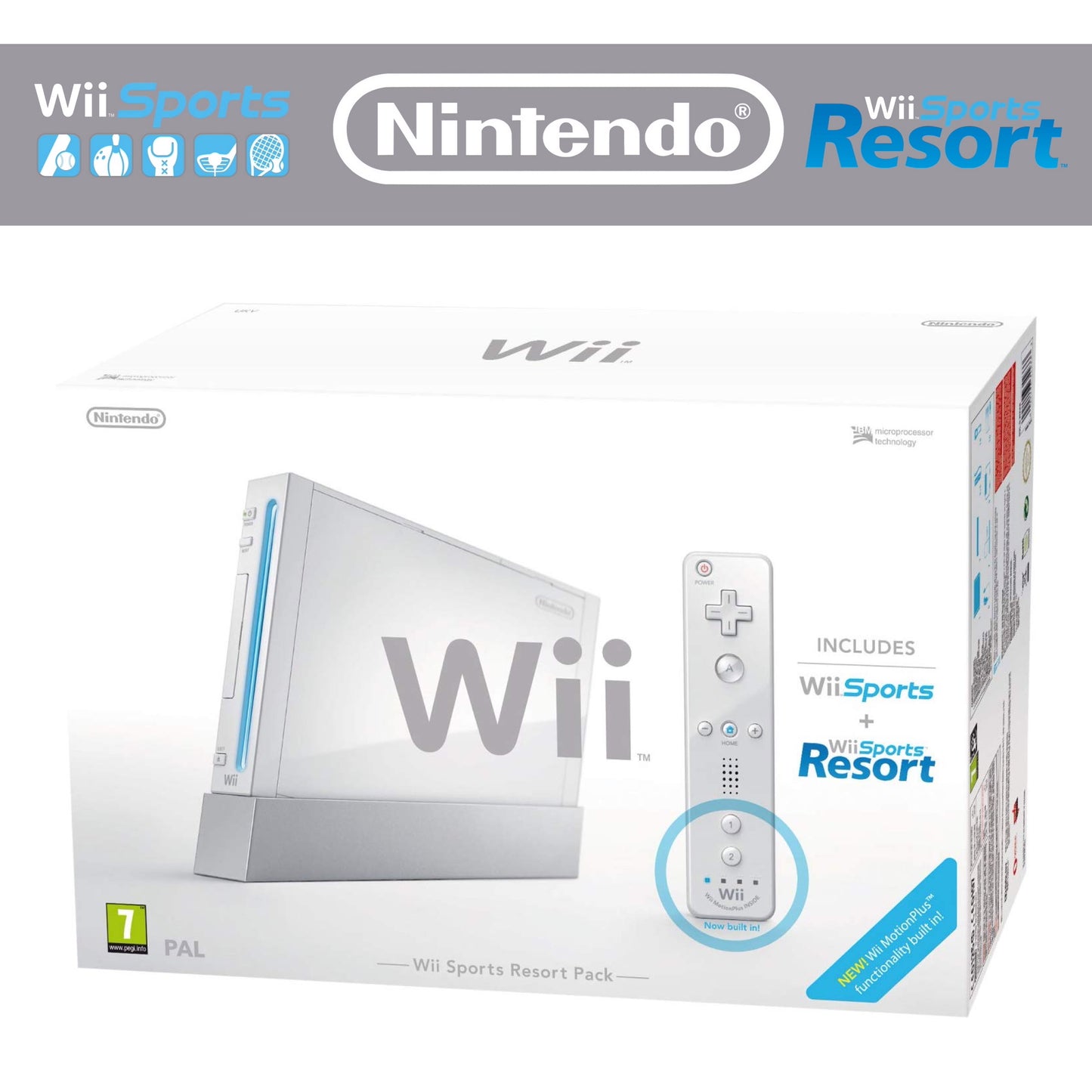 Wii "Sports + Sports Resort Pack" inkl. Controller, Sports & Sports Resort