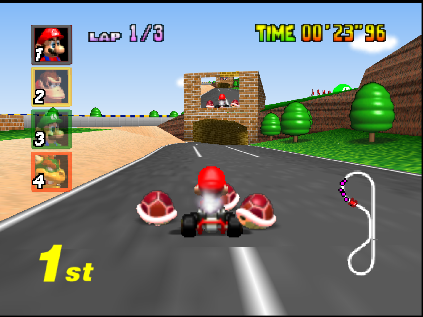 Konsole inkl. 2 Controller & Mario Kart
