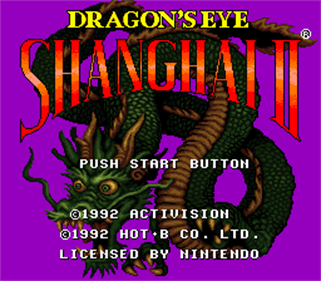 Shanghai II - Dragon's Eye