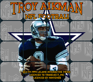 Troy Aikman NFL Football