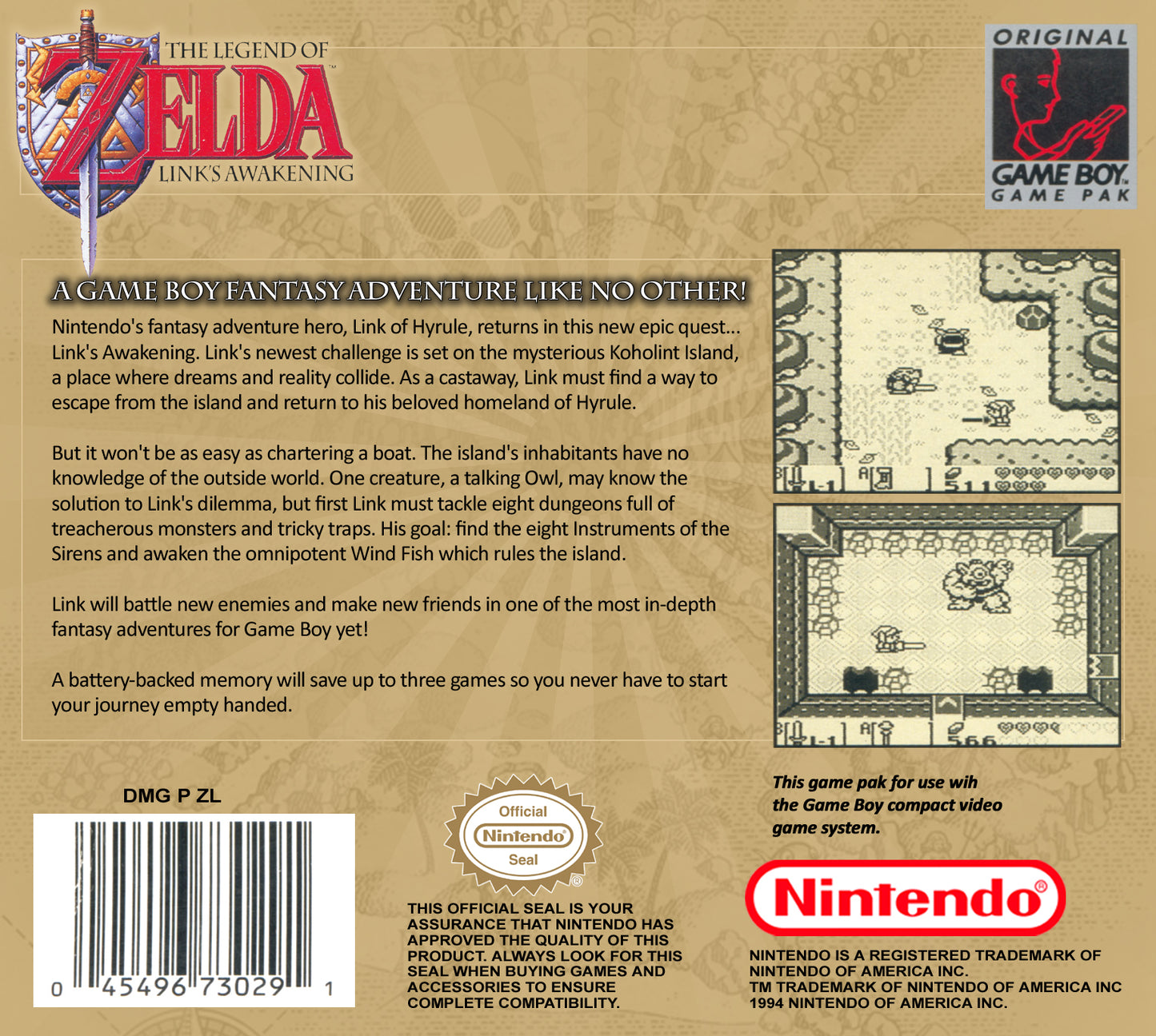 The Legend of Zelda - Links Awakening