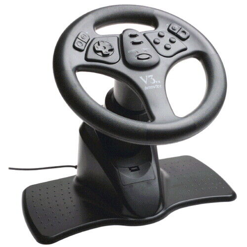 lenkrad 3 pedale InterAct V3FX Racing Wheel Lenkrad + Pedale für N64 – GAMES-WORLD4YOU